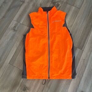 Brooks Orange Athletic Running Vest Men Small